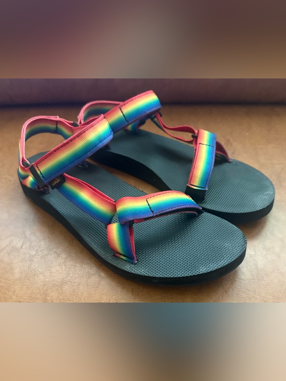 Teva Original Universal Gradiate Rainbow Sandals Women’s Size 10 EU 41 - Picture 4 of 9